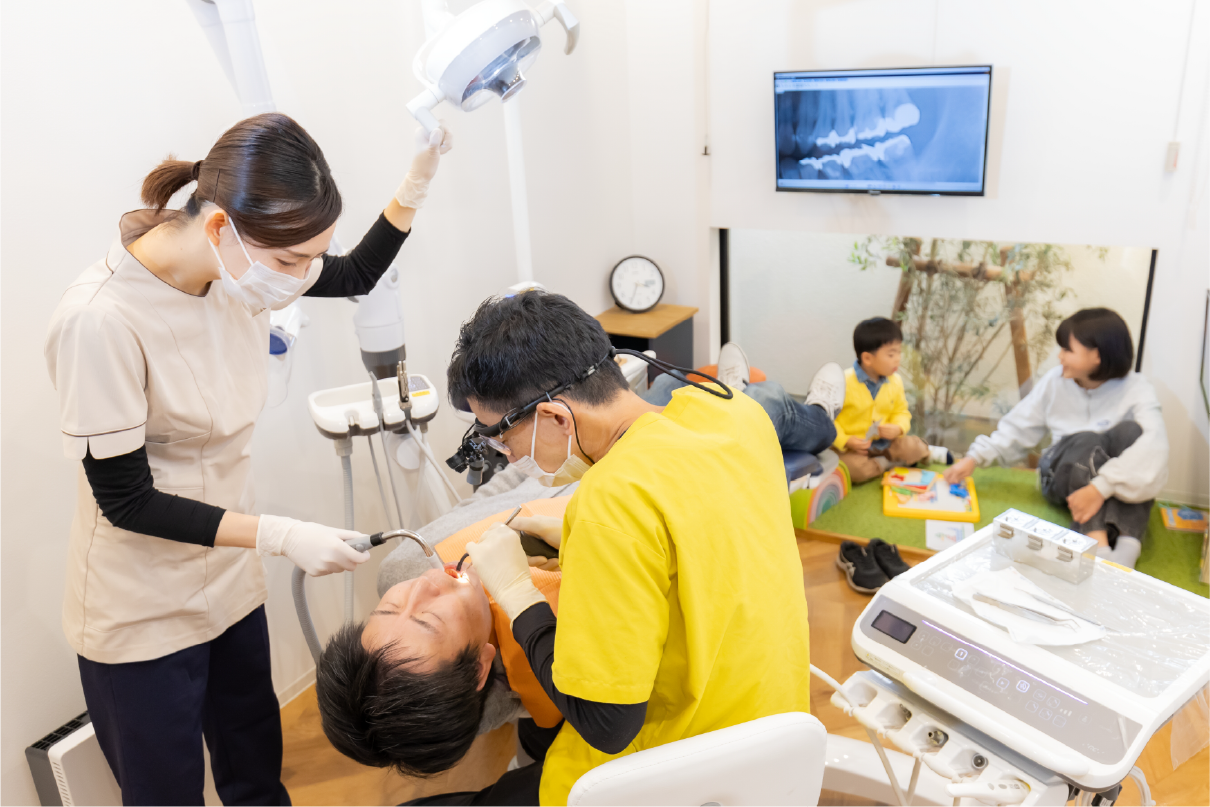 ブラッシング指導