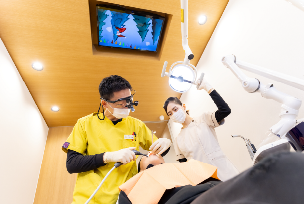 お子さまの診療の様子